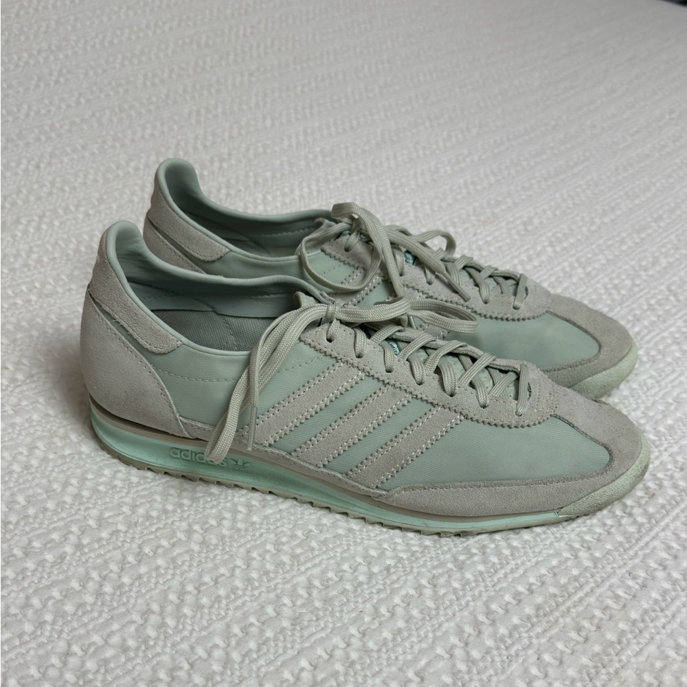 adidas Women's Mint Green Retro Sneakers
